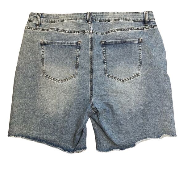 Dex Plus Denim Shorts 20 - Picture 2 of 5